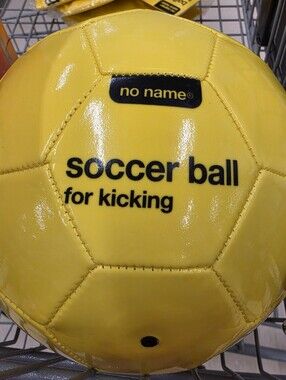 No Name Yellow Soccer Ball - 'soccer ball for kicking'